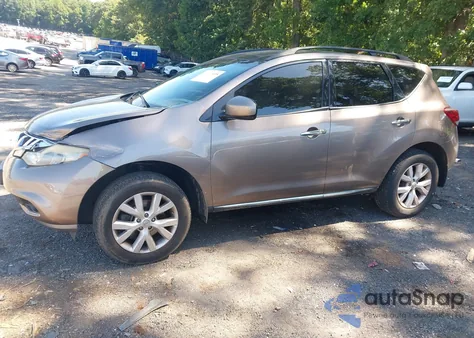 2014 Nissan Murano Sl z USA, uszkodzony, nr VIN JN8AZ1MW5EW513431